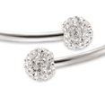 thumbnail image 3 of Quintessential Sterling Silver Bypass Bangle Bracelet, 3 of 4