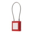 thumbnail image 4 of Kit de Verrouillage, Câble de Verrouillage Robuste Compact Isolant Durable 85mm avec 2 Clés pour Gestion d'Entreprise Rouge, 4 of 8