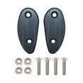 thumbnail image 1 of 2x Mirror Block Off Plates Aluminum Easy to Install for CBR1000rr grey, 1 of 9