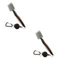thumbnail image 3 of Redempat Stainless Steel Golf Club Brush Portable Solid Color Shoe Brushes Pink with Lid 2Set, 3 of 6