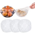 thumbnail image 1 of Large Plastic Bowl Covers ,Food Pack of Disposable Bowl Covers Elastic Food Covers Stretch, Transparent Plastic Covers for Bowls, Elastic Food Cover Plastic, Elastic Bowl Covers, 1 of 5