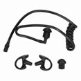 thumbnail image 2 of Tube Acoustique, Conception Ergonomique Réduisant la Fatigue Auditive Micro Tube à Bobine Noir avec Embout pour Casque Radio Bidirectionnel Embouts Transparents, Embouts Roses, Embouts Noirs, 2 of 7