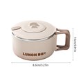 thumbnail image 3 of Ovzne Stainless Steel Lunch Box Bento Lunch Box For Adults And Students Reusable Lunch Box Insulated Lunch Containers With Phone Stand On Clearance, 3 of 6