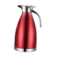 thumbnail image 2 of jifeng Carafe à Café en Acier Inoxydable Distributeur d'Eau Chaude pour Limonade Boisson au Lait Rouge, 2 of 9