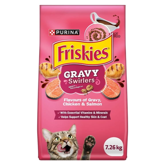 Friskies Gravy Swirlers, Dry Cat Food 7.26kg