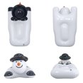 thumbnail image 3 of Winter Snowman Snow Inflatable Sled Double Handle Skis, 3 of 7
