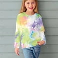 thumbnail image 2 of WRKEKC Chemises à Manches Longues pour Filles, T-Shirts à Manches Longues pour Filles, Chemises à Manches Longues à Imprimés pour Filles Jolis Chandails Ras du Cou Blouses Habillées Décontractées Vêtements, 2 of 5