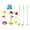 Grey, variant on S SERENABLE Kids Golf Club Set Mini Golf Kit Versatile with 3 Club with Storage Bag Educational Golf Toys for Family Girls Yard Lawn Boys