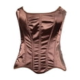 thumbnail image 1 of Limited Stock,Solid Color Camisole Shapewear, Backless Ribbon Waist, Fashion Women, Seamless Support, Lightweight, For Everyday, Body Shaping, Undergarment, Compression Tank Top Trendy Essentials, 1 of 8