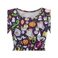 thumbnail image 4 of Robe Fille Halloween Citrouille Lanterne Ghost Costume Robe 4 Ans, 4 of 7