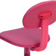 thumbnail image 3 of Chaise de travail pivotante en tissu rose, 3 of 9