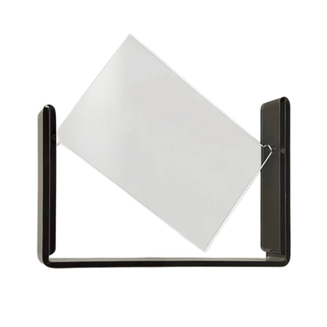 Abbracc Cadre Photo 4x6, Cadre Photo Flottant Rotatif, Cadre Photo en Acrylique, Double