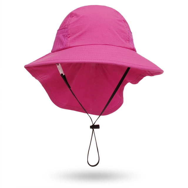 Toddler Sun Hat Summer Outdoor Baby Breathable Mesh Hat Solid Color Shawl Hat