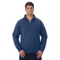 thumbnail image 1 of Jerzees Mens NuBlend Quarter Zip Cadet Collar Sweatshirt, XL, 1 of 1