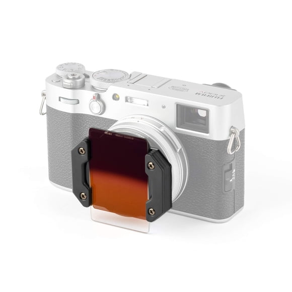 NiSi P1 Fujifilm X100 Starter Kit - Compact Camera Filter Holder System with 2 Filters - Compatible with Fujifilm X100 Series (X100 X100S X100F X100T X100V X100VI)