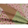 thumbnail image 4 of oneOone Rayon Pink Salmon Fabric Triangle Geometric Fabric For Sewing Printed Craft Fabric By The Yard 56 Inch Wide, 4 of 5