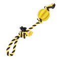 thumbnail image 4 of Dog Training Treats Teething Rope Toy, Bite Resistant Dog Puzzle Teething Toy Healthy  For Chewing For Puppies Yellow, 4 of 8