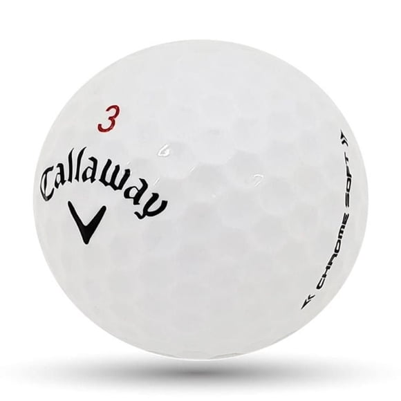Mulligan - 48 Callaway Chrome Soft 5A Recycled Used Golf Balls, White