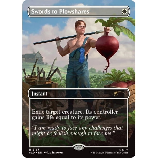 Magic the Gathering Secret Lair x The Office: Dwight's Destiny