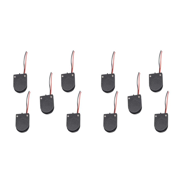 pitrice Button Cell Holder Small Case Portable Socket Storage Box Cover with On-off Switch Supplies Accessories Fittings Black 5pcs 2Set
