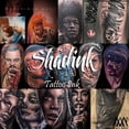 thumbnail image 2 of Shadink Colorful New School & Watercolor Tattoo Ink Set Professional Tattooing Inks for Color Portrait, Black & Gray Style, 2 of 3