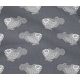 thumbnail image 4 of oneOone Tissu Flex en Coton Tissu de Décoration à Blocs de Poisson Imprimé BTY 40 Pouces de Large, 4 of 4