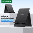 thumbnail image 1 of UGREEN Adjustable Phone Stand Aluminum Silver New, 1 of 5
