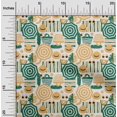 thumbnail image 2 of oneOone Polyester Spandex Yellow Fabric Beach Sewing Material Print Fabric By The Yard 56 Inch Wide, 2 of 4