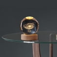 thumbnail image 3 of GROWTH TANK 3D Crystal Ball Night Lamp Bedside Lamp Astronomy Night Lamp with Base LED Light, 3 of 9