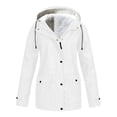 thumbnail image 1 of Spring Military Full-Zip Removable Hooded Cotton Mid-Long Parka Jacket Coat for Women, 1 of 2