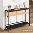 thumbnail image 2 of EDTara Table d'Entrée, Tables Consoles avec Rangement, Table de Sofa Rustique de 39,3” avec Tablette Réglable, Table Console pour Entrée, Salon, Couloir, Chambre, 2 of 7