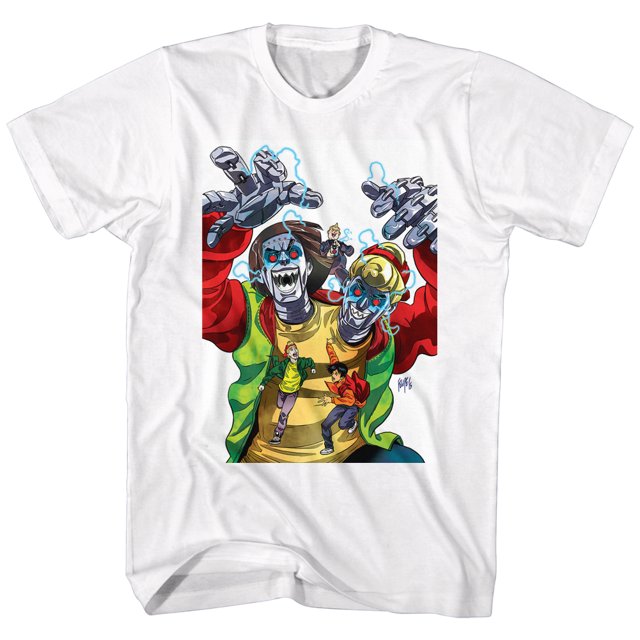 Bill And Ted T-Shirt pour Adulte Film Drôle Comédie Bill & Ted Robot Dudes Tee