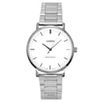 thumbnail image 1 of Casio Standard Analog Stainless Steel White Dial Quartz MTP-VT04D-7E Men's Watch, 1 of 3