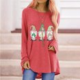 thumbnail image 2 of QIPOPIQ T-Shirts à Manches Longues pour Femmes à Col Rond T-Shirts de la Saint-Patrick Tunique Shamrock T-Shirt Imprimé T-Shirt Vert Chanceux T-Shirts de la Saint-Patrick T-Shirt à Col Rond T-Shirts de Fête Offres, 2 of 5