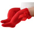 thumbnail image 1 of MesaSe Infant Baby Girls Socks Cute Elastic Knee-Length Bowknot Ruffled Solid Lolita Socks Spanish Style, 1 of 5