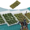 thumbnail image 3 of serony 28 Pcs Tuftes en Herbe Autocollantes Modèle de Table de Sable Jaune Foncé, 3 of 7