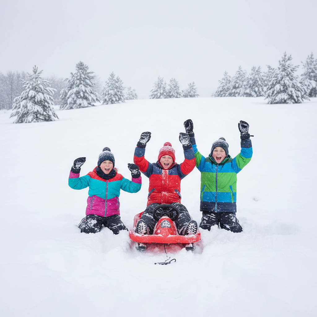 Conquest Speedster Steerable Snow Sled