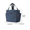 thumbnail image 2 of Sacs à Lunch en Tissu pour Ados Sac Bento, Sac à Lunch pour Adolescentes, Sac de Préparation de Repas Sac de Préparation de Repas, Sac à Lunch Grande Capacité, Bleu, 2 of 5