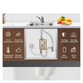 thumbnail image 2 of Electric Instantaneous Water Heater, Tankless Water Heater, Under Sink Basin, Water Heater System For Kitchen Bathroom Washing ,Digital Temperature Display, 2 of 6