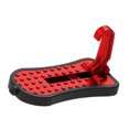 thumbnail image 2 of Car Doorstep Aluminum Alloy Auto Latch Hook Foot Pedal Foldable Vehicle Roof Rack Step, Red, 2 of 8
