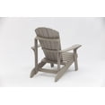 thumbnail image 2 of Backyard Lifestyles Adirondack Chair, Polycarbonate – Light Gray, Outdoor Patio Seating, 2 of 4