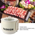 thumbnail image 3 of Mini Electric Hot Pot 450W 1.8L Foldable Handle Even Heating Portable Noodles Cooker, for Home Dormitory Office, 3 of 7
