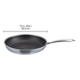 thumbnail image 2 of Mainstays 12 in. Honeycomb-Clad Stainless Steel Non-Stick Skillet, 2 of 5