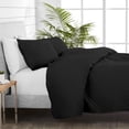 thumbnail image 4 of Bare Home Quilt Set - 3 Piece - Diamond Stitched Bedspread Coverlet - Full/Queen, Black, 4 of 4