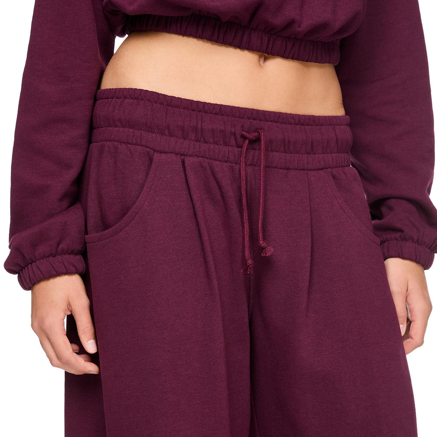 No Boundaries Women's Barrel Leg Sweatpant