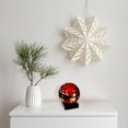 thumbnail image 2 of Led Rounded Glass Stand (Santa On A Sleigh) (Red) - Set of 2, 2 of 4
