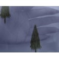 thumbnail image 3 of oneOone Georgette Viscose Fabric Tree Ikat Print Fabric By The Yard 42 Inch Wide, 3 of 3