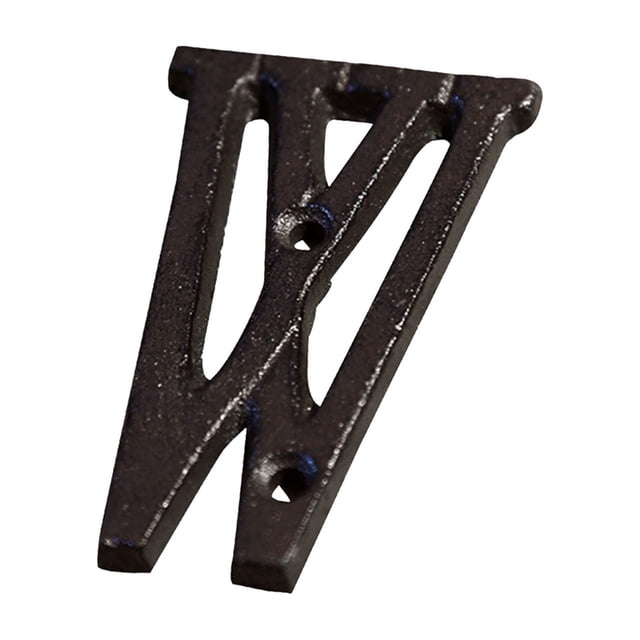 RYRDWP Creative Alloy Wrought Iron Number Letter Creative DIY House Letter