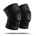 thumbnail image 1 of 2 Pcs Genouillère de Sport Bande de Genou Ajustable Bandage Protecteur pour Genou avec Soutien à Ressort, 1 of 8