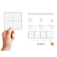 thumbnail image 3 of suyin 4-Button Zigbee Wireless Smart Scene Pasting Switch Pasting Smart Linkage, 3 of 9